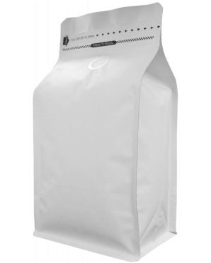 Blockbodenbeutel weiß