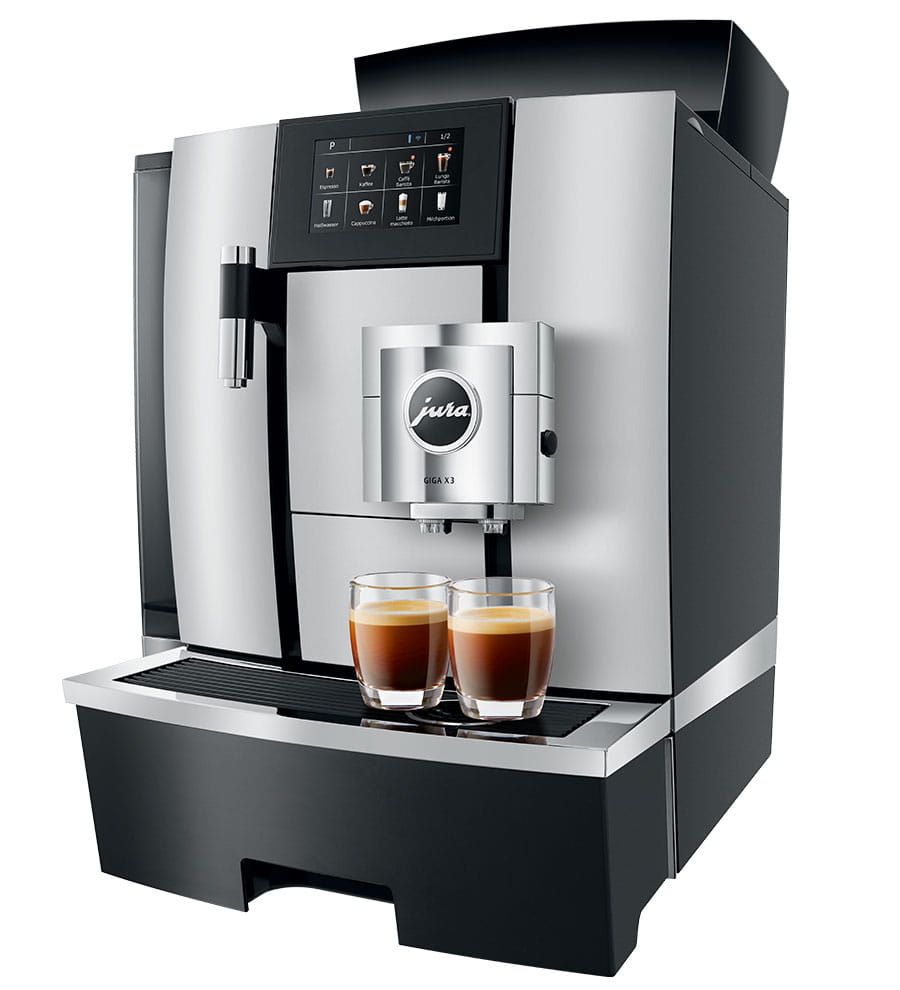 JURA GIGA X3 Aluminium (EB 15569) – Professioneller Kaffeevollautomat mit Wassertank