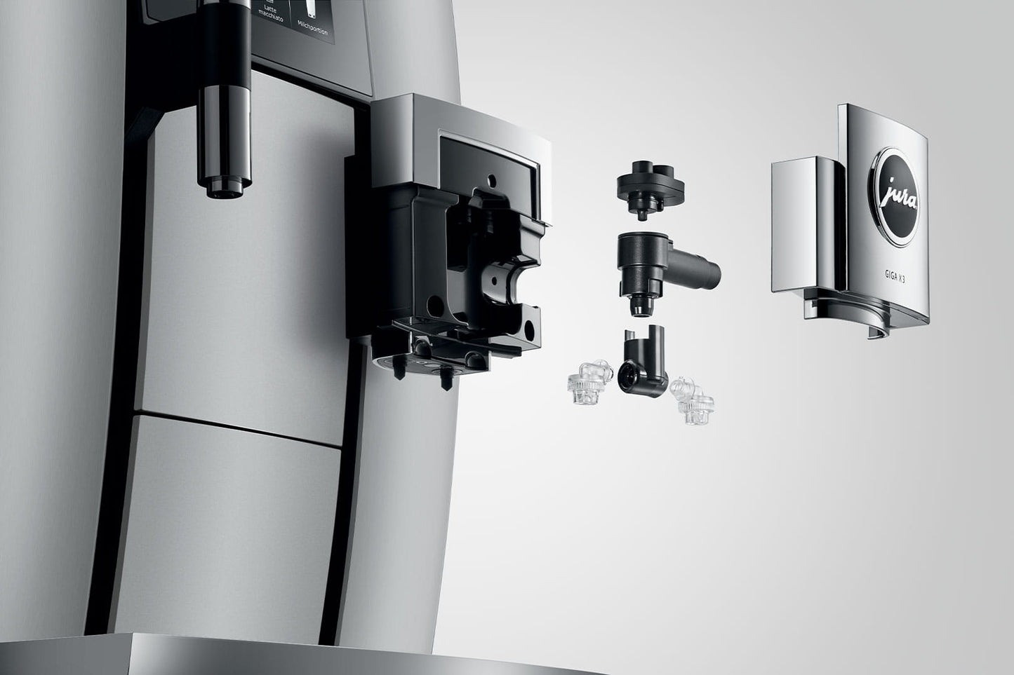 JURA GIGA X3 Aluminium (EB 15569) – Professioneller Kaffeevollautomat mit Wassertank