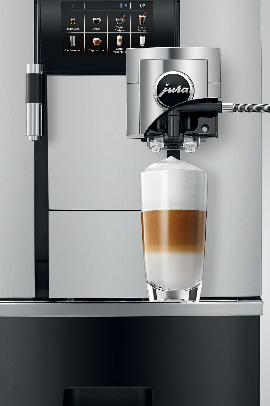 JURA GIGA X3 Aluminium (EB 15569) – Professioneller Kaffeevollautomat mit Wassertank