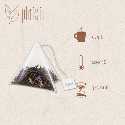 Plaisir Bio Earl Grey Blue Flower Tee