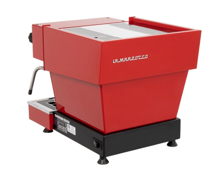 La Marzocco Linea Mini R rot hintere Ansicht Siebträgermaschine