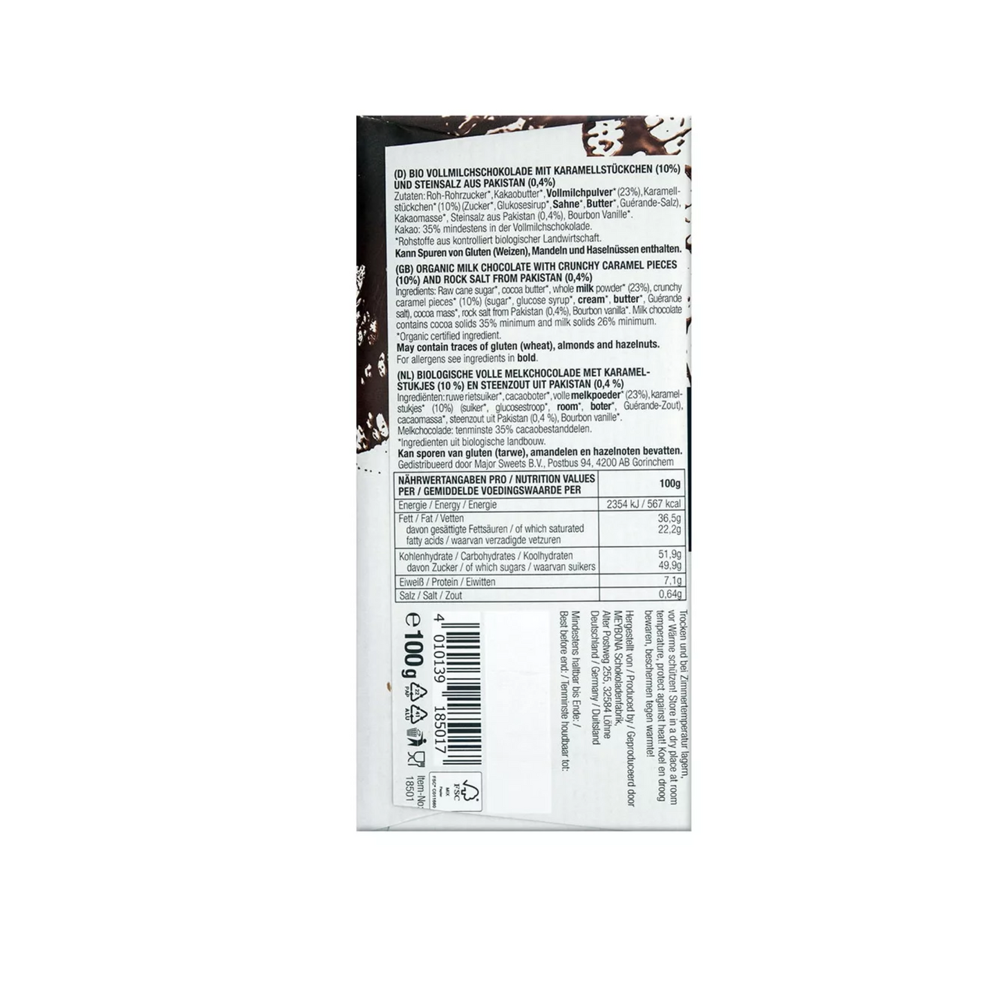 Bio Schokolade "Vollmilch / Kakao"