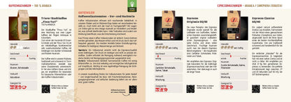 Mondo del Caffè Sortenliste