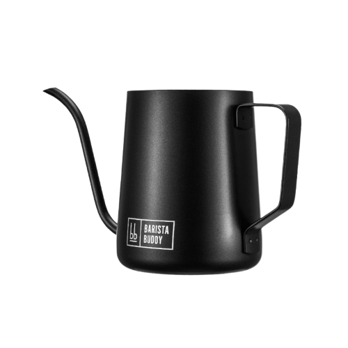 Pour Over Heißwasserkanne 600 ml · schwarz · Barista Buddy