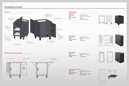 Mobiler Kaffeewagen für Kaffeestationen