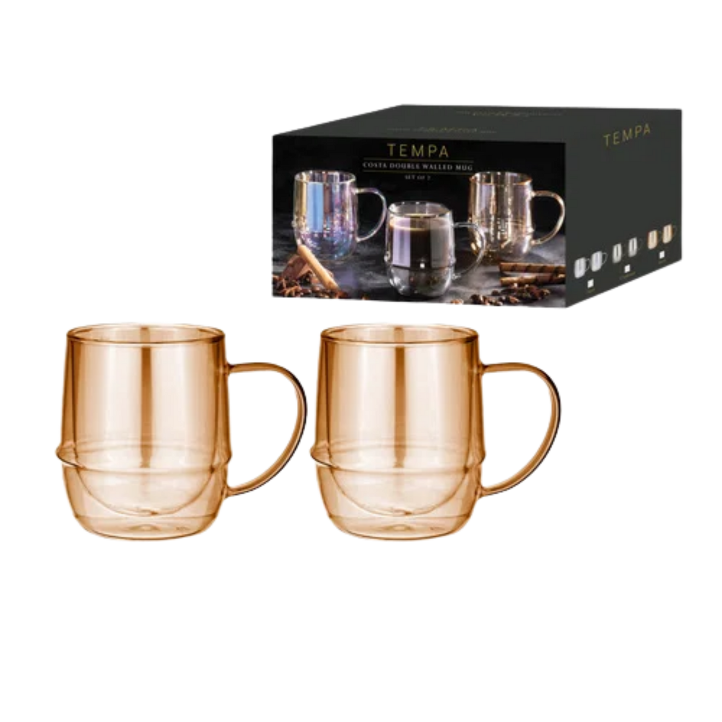 TEMPA Costa Doppelwandglas-Set