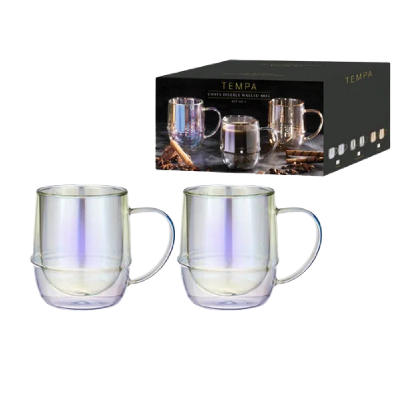 TEMPA Costa Doppelwandglas-Set