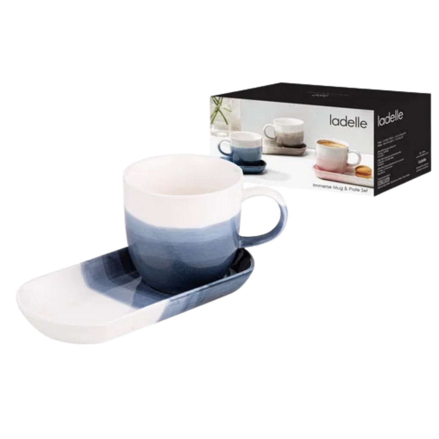 Immerse Ombre Set Tasse und Untertasse