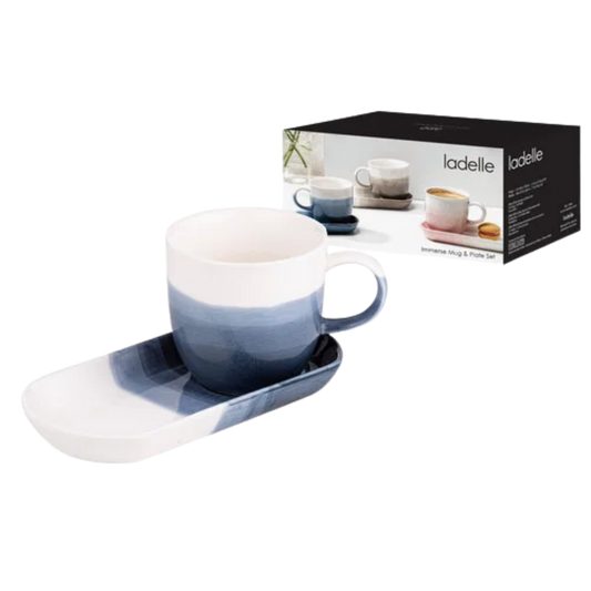 Immerse Ombre Set Tasse und Untertasse