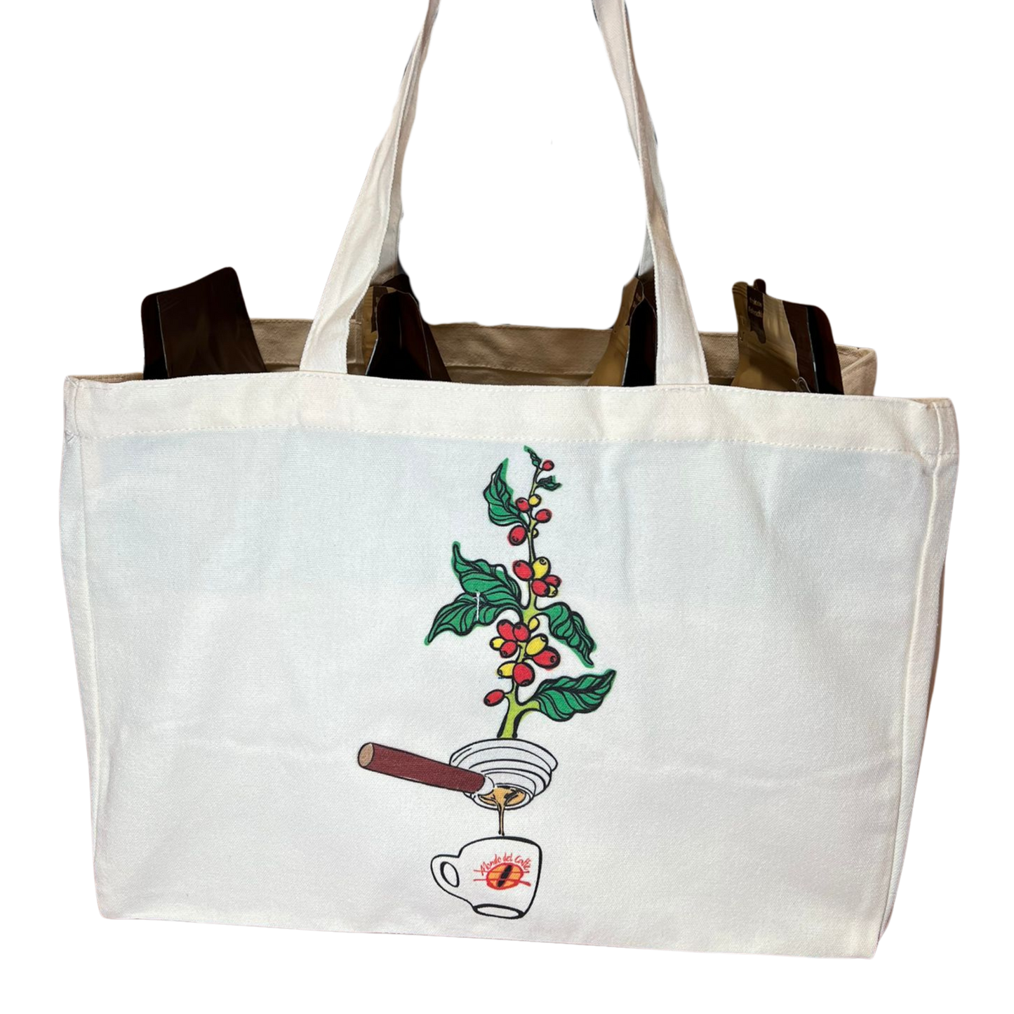 Einkaufstasche mit Fächern