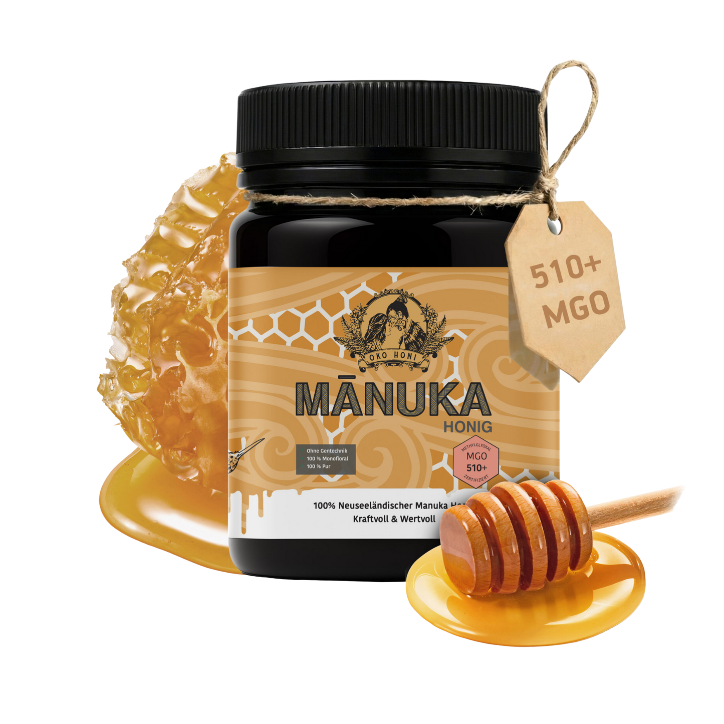 100% Neuseeländischer Manuka-Honig MGO 510+