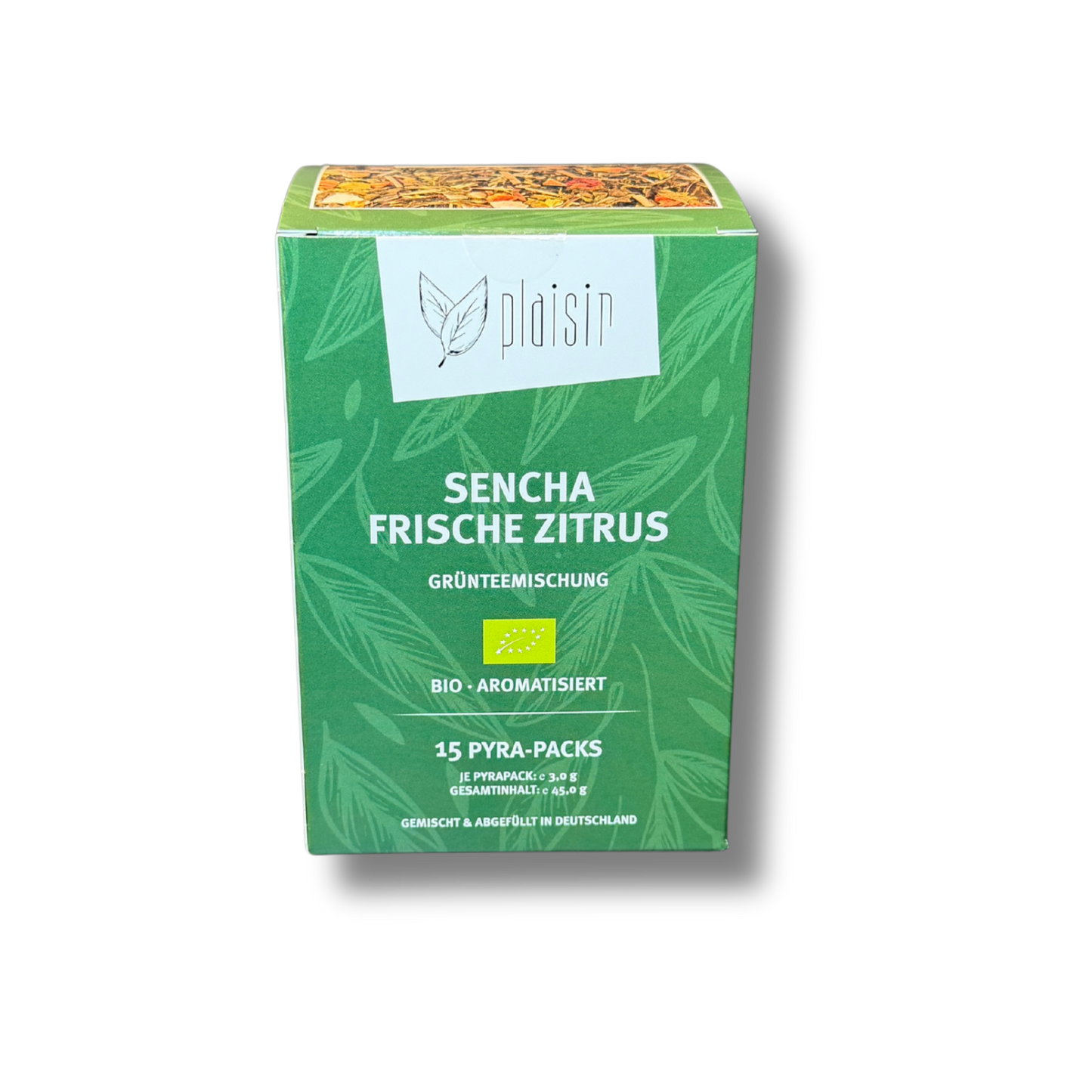 Plaisir Bio Sencha frische Zitrus Tee