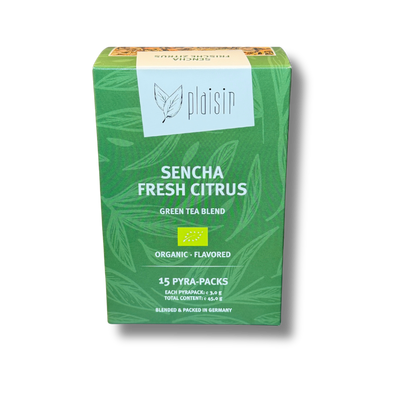Plaisir Bio Sencha frische Zitrus Tee