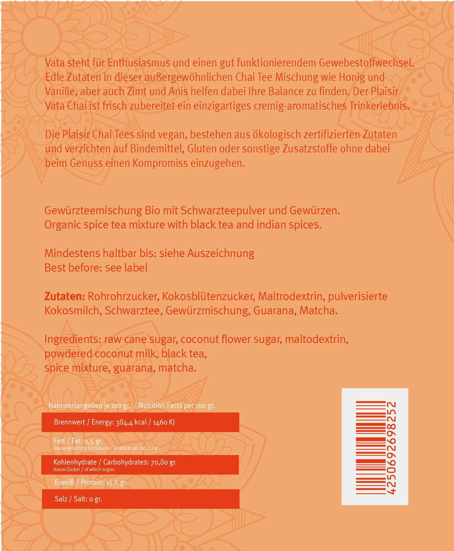 Vata Chai Tee Bio