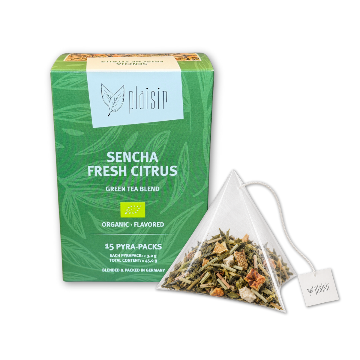 Plaisir Bio Sencha frische Zitrus Tee