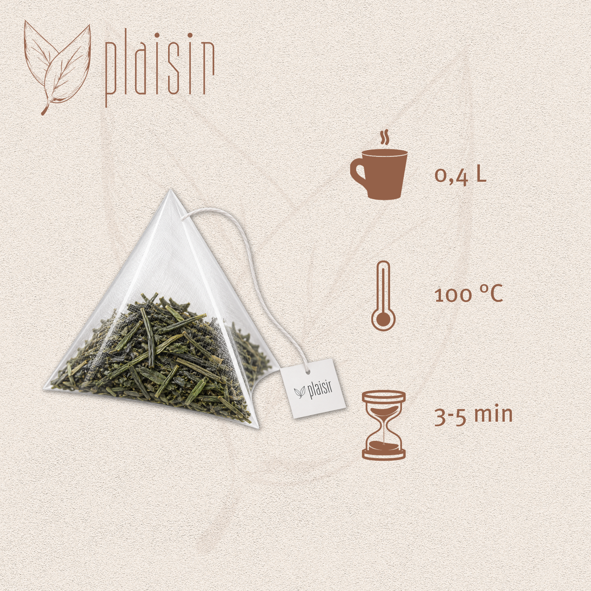 Plaisir Bio Sencha Uchiyama Grüntee